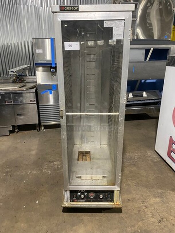 Cres Cor Commercial Insulated Warming/ Proofing Cabinet! With View Through Door! Holds Full Size Trays! All Stainless Steel! On Casters! Model: 1290002 SN: BJIK4338C 120V60HZ 1 Phase
