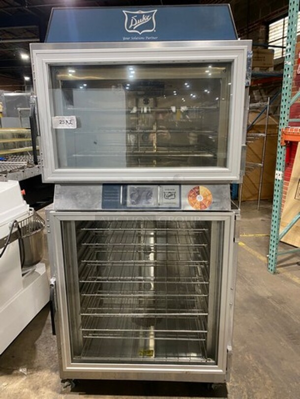 Duke Commercial Electric Powered Oven Proofer! With View Through Doors! Metal Racks! All Stainless Steel! On Casters! Model: TSC6/18 SN: 30AJAJ0061 208V 60HZ 3 Phase - Image 1 of 12