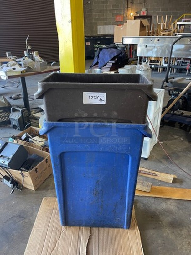 Poly Trash Cans! 2x Your Bid! - Image 1 of 1
