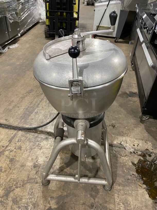 West Glen Commercial Vertical Cutter/Mixer/Mincer! All Stainless Steel! On Legs! Model: WGM445 SN: KJ200144 208V 60HZ 3 Phase - Image 3 of 9