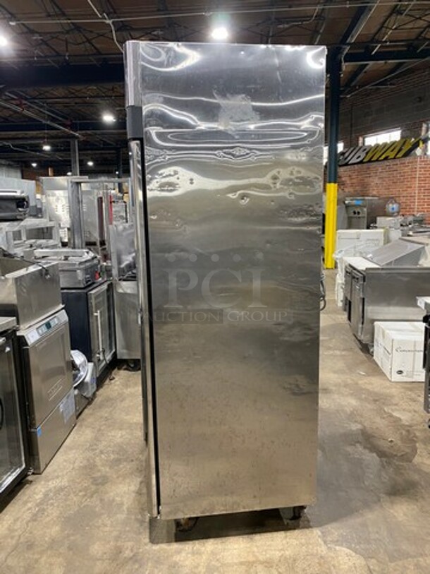 Turbo Air Commercial Single Door Reach In Freezer! All Stainless Steel! On Casters! Model: M3F241 115V 60HZ 1 Phase - Image 4 of 10