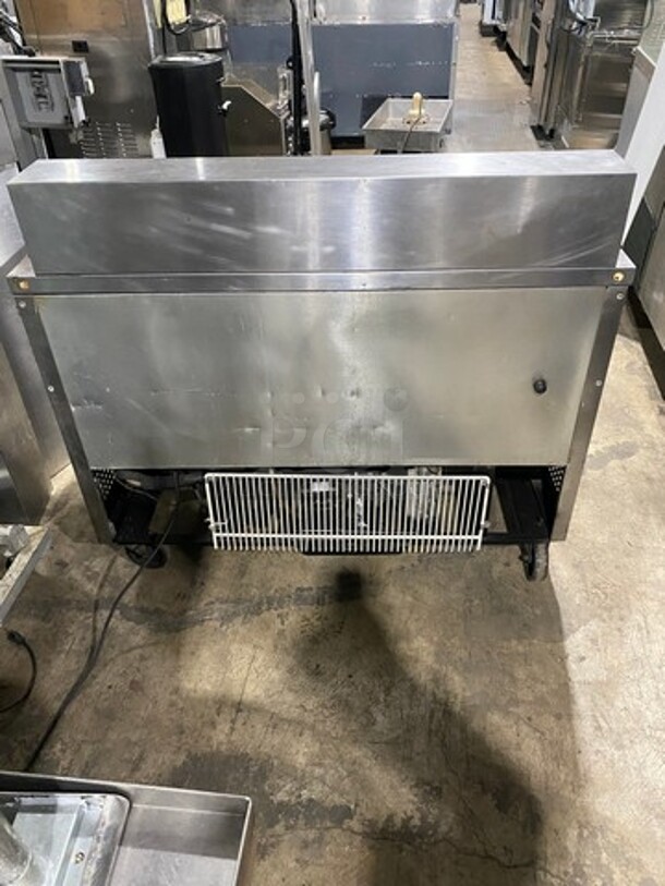 True Commercial Refrigerated Sandwich Prep Table! With 2 Door Underneath Storage Space! Poly Coated Racks! All Stainless Steel! On Casters! Model: TSSU4812 SN: 7399392 115V 60HZ 1 Phase - Image 3 of 11