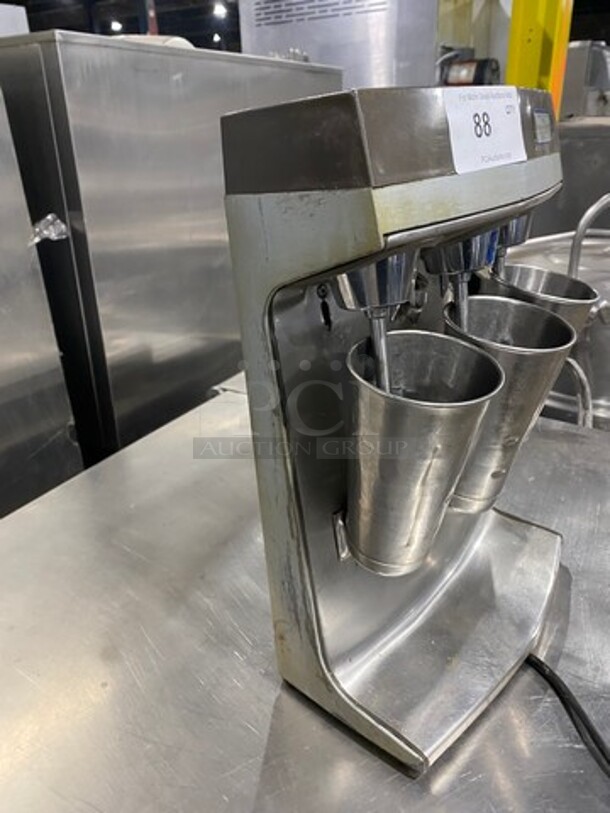 Hamilton Beach Commercial Countertop Professional 3 Spout Beverage/ Milkshake Mixer! Model: 9411 120V - Image 3 of 9