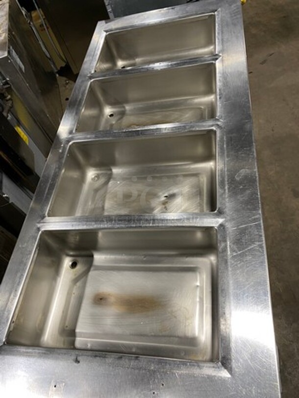 Traulsen Commercial Electric Powered 4 Well Steam Table! With Storage Space Underneath! All Stainless Steel! On Casters! Model: HWEM50MC SN: T233090B02 115V 60HZ 1 Phase - Image 5 of 10