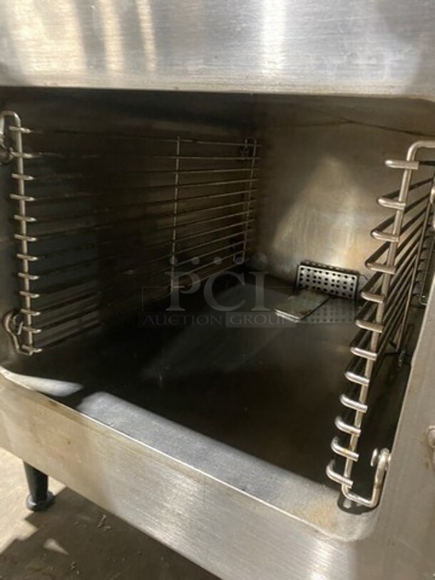 SWEET! Cleveland Electric Powered Countertop Steamer! All Stainless Steel! On Legs! Model: 21CET8 SN: 1106230001025 208V 60HZ 3 Phase - Image 6 of 8