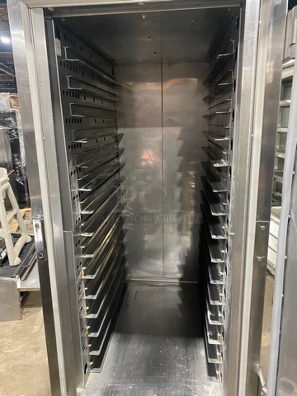 NICE! Carter Hoffmann Commercial Refrigerated Single Door Meal Delivery Cart! All Stainless Steel! On Casters! Model: PHB495 SN: 438966 120V 60HZ 1 Phase - Image 6 of 9