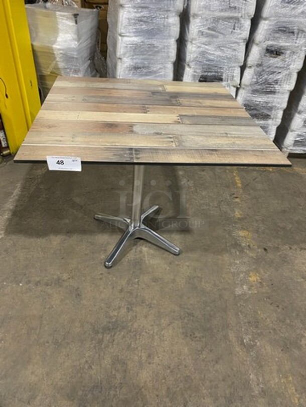 BRAND NEW! HPL - DRIFTWOOD TABLE TOP 24 By 24 Suitable For Indoor/Outdoor Use! High Pressure Laminate! Weatherproof, Scratch and UV-Resistant! Java Finish! - Image 7 of 8