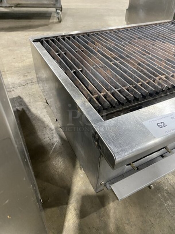RADIANCE ALL STAINLESS STEEL Heavy Duty Commercial Natural Gas Powered CHAR GRILL!   - Image 3 of 7