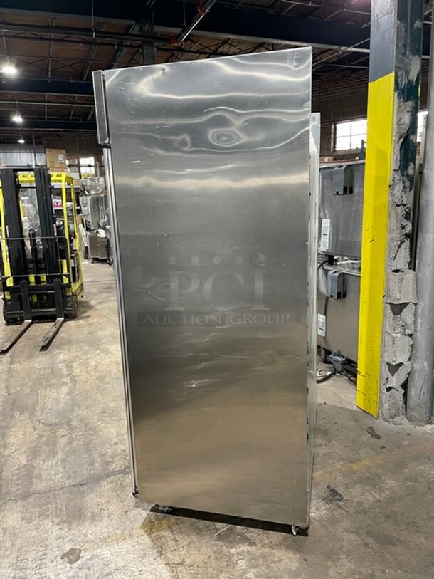 Hoshizaki Commercial 2 Door Reach In Freezer! With View Through Doors! All Stainless Steel! With Built In Pan Rack! Model CR2BFGY Serial E50251C! 115V 1Phase! - Image 6 of 12