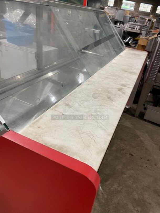 RPI Commercial Refrigerated Deli/ Bakery Display Case Merchandiser! With Straight Front Glass! With Rear Access Doors! With Commercial Cutting Board! Model: SCXMD96RM3 SN: 09186482 115/208/230V - Image 6 of 9