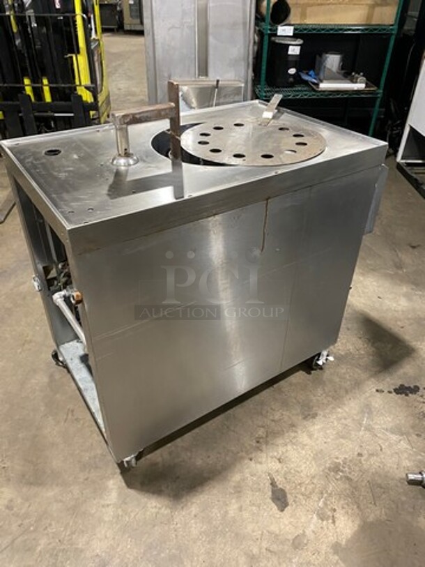 WOW! Giles Electric Powered Heavy Duty Open Fryer! With Automatic Lift And Basket! With Oil Filter System! Model: GEF400 SN: A909240817 208V 60HZ 3 Phase - Image 4 of 9