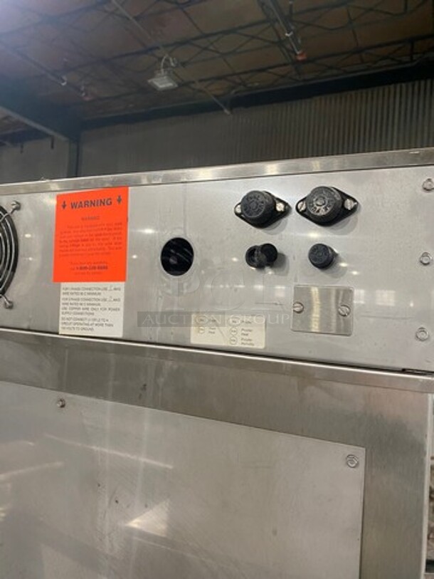 Nuvu Commercial Baking Center Oven Proofer Combo! With Metal Oven Racks! Stainless Steel! On Casters! Model: SUB123 SN: 383592000205 208V 60HZ 3 Phase - Image 9 of 9