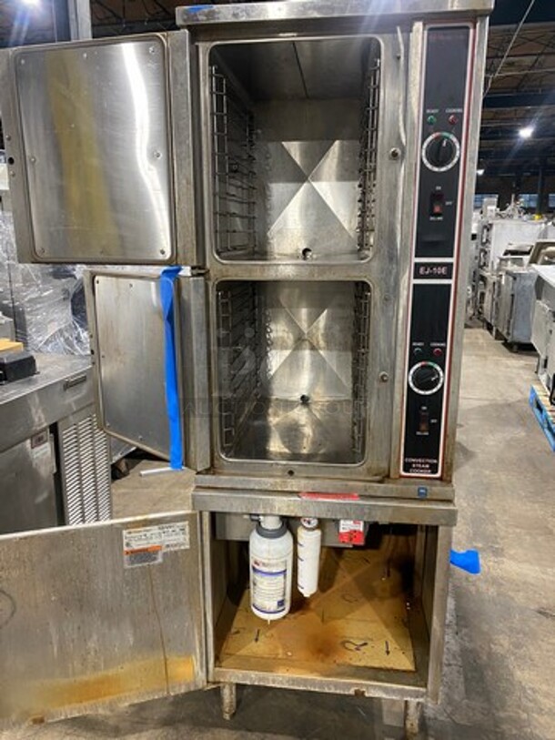 Market Forge Commercial Dual Cabinet Convection Steam Cooker! All Stainless Steel! On Legs! Model: EJ10E SN: 8071310EE3505 208V 60HZ 1/3 Phase - Image 5 of 12