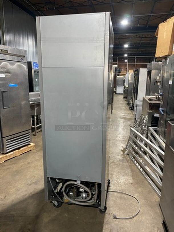  WOW! Beverage Air Commercial Single Door Reach In Freezer! All Stainless Steel! On Casters! WORKING WHEN REMOVED! Model: KF241AS SN: 8216485 115V 60HZ 1 Phase - Image 3 of 9