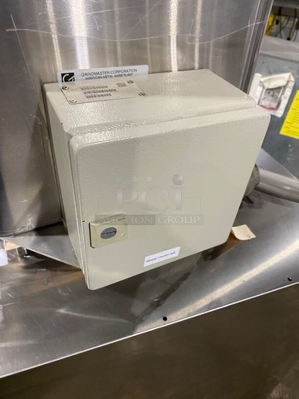 New! Never Used! Grindmaster Commercial Countertop Single Space Saver Coffee Urn! With Hot Water Line! Stainless Steel! On Small Legs! Model: 8116 - Image 10 of 11