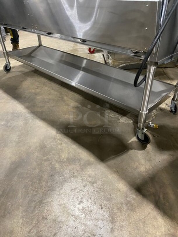 Eagle Commercial Electric Powered 5 Well Steam Table! With Storage Space Underneath! All Stainless Steel! On Casters! Model: YSPHT5 SN: 2008990236 208V 60HZ 1 Phase - Image 6 of 8