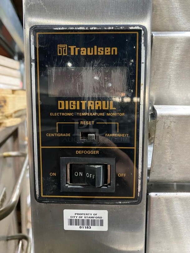 GREAT! Traulsen Stainless Steel Two Door Reach In Freezer! On Commercial Casters!  Working When Removed! MODEL ALT232WUT SN:227187 208-115V 1PH - Image 7 of 10