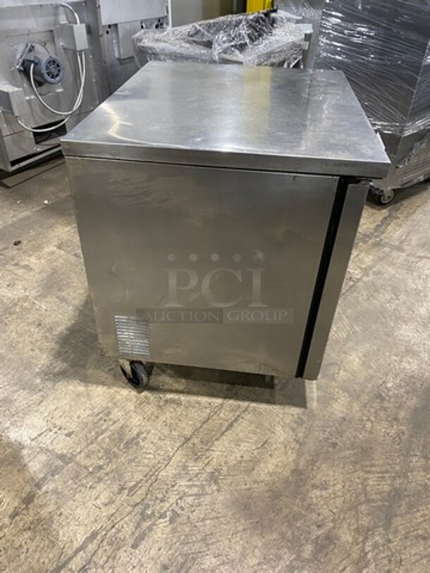 True Commercial 2 Door Lowboy/Worktop Cooler! With poly Coated Racks! All Stainless Steel! On Casters! Model: TUC36 SN: 13508645 115V 60HZ 1 Phase - Image 4 of 7