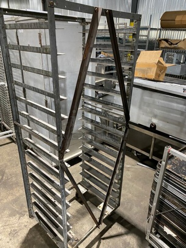 Metal Commercial Pan Transport Rack! On Casters! - Image 3 of 7