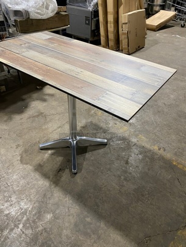 BRAND NEW! HPL - DRIFTWOOD TABLE TOP 24 By 42 Suitable For Indoor/Outdoor Use! High Pressure Laminate! Weatherproof, Scratch and UV-Resistant! Java Finish! - Image 2 of 7