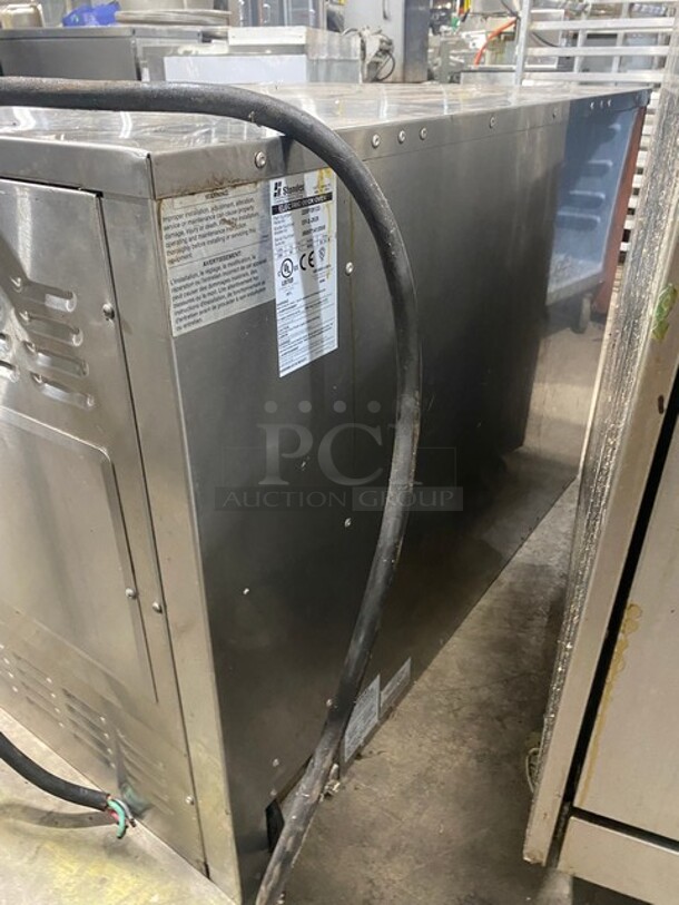 Bakers Pride Commercial Electric Powered Double Deck Pizza Oven! All Stainless Steel! 2x Your Bid Makes One Unit! WORKING WHEN REMOVED! Model: EP22828 SN: 580071412005 208V 60HZ 3 Phase - Image 4 of 9