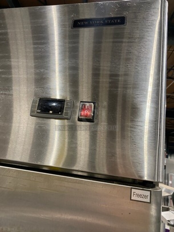 2015 Atosa Commercial 2 Door Reach In Freezer! With Poly Coated Racks! All Stainless Steel! On Casters! Model: MBF8002 SN: MBF8002150603C4039 115V 60HZ 1 Phase - Image 9 of 10