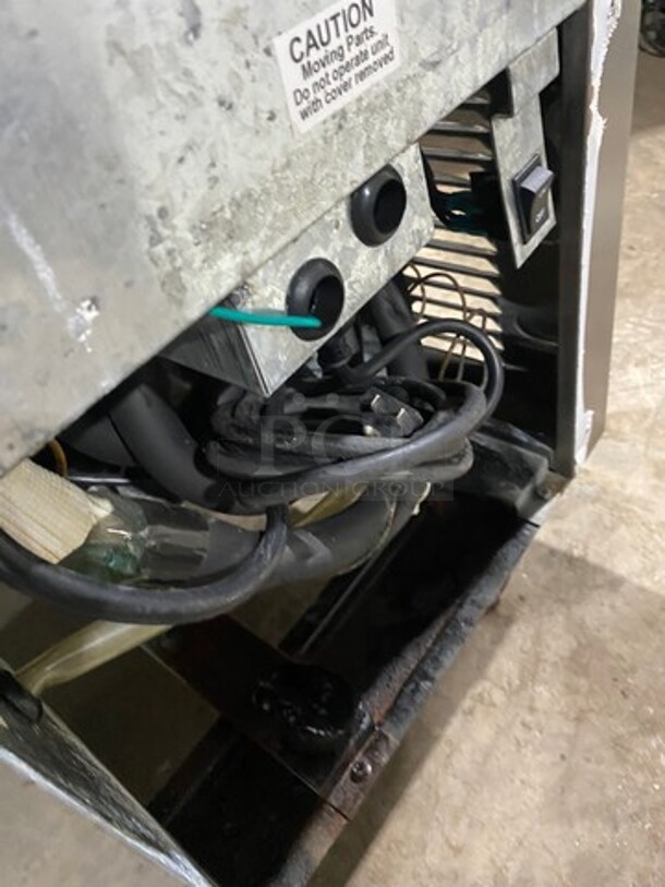 LATE MODEL! 2017 Leader Commercial Refrigerated Sandwich Prep Table! With 2 Door Underneath Storage Space! With Commercial Cutting Board! All Stainless Steel! On Casters! Model: LM36 SN: GA03M0902A 115V 60HZ 1 Phase - Image 9 of 9