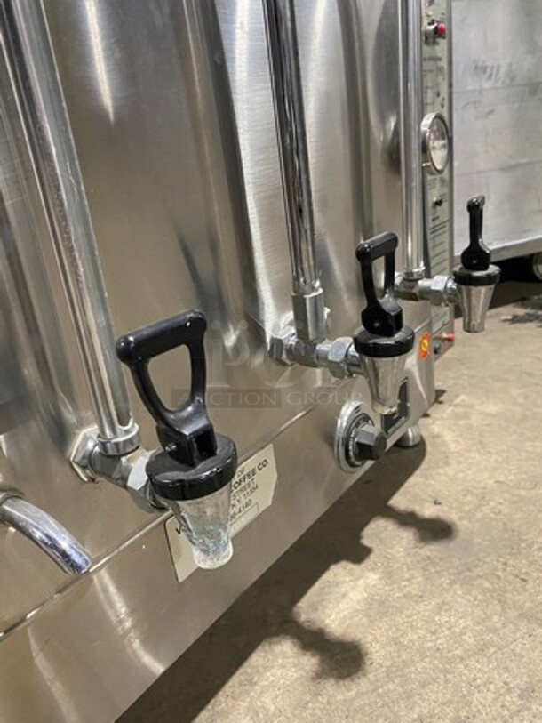 Curtis Commercial Countertop Dual Automatic Coffee Urn! All Stainless Steel! On Small Legs! Model: RU300 - Image 8 of 12