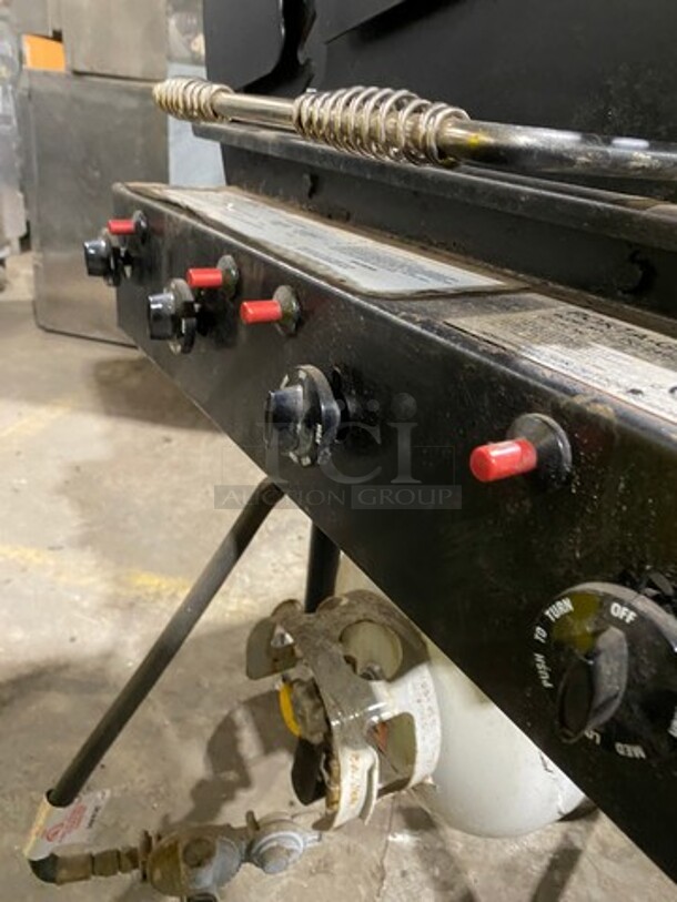 WOW! Belson Porta Grill LP Powered BBQ Grill! On Casters! Working When Removed! Model: PG2460II SN: 4459 - Image 7 of 9