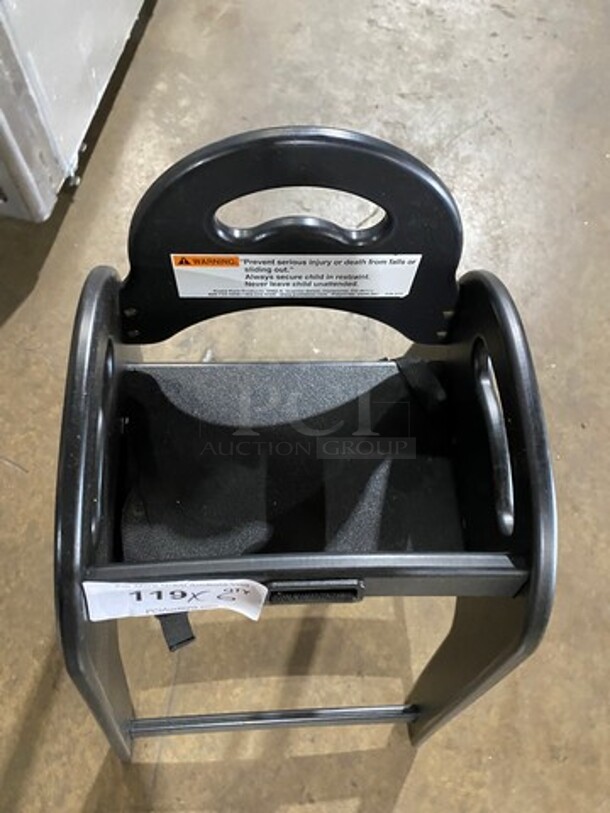 Koala Kare Black Poly Highchair! With Child Safety Straps! 6x Your Bid! - Image 5 of 7