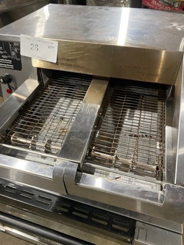 Hatco Commercial Countertop Conveyor Toaster! All Stainless Steel! Model: ITQ17502C SN: 6079551506 208V 60HZ 1 Phase - Image 6 of 8