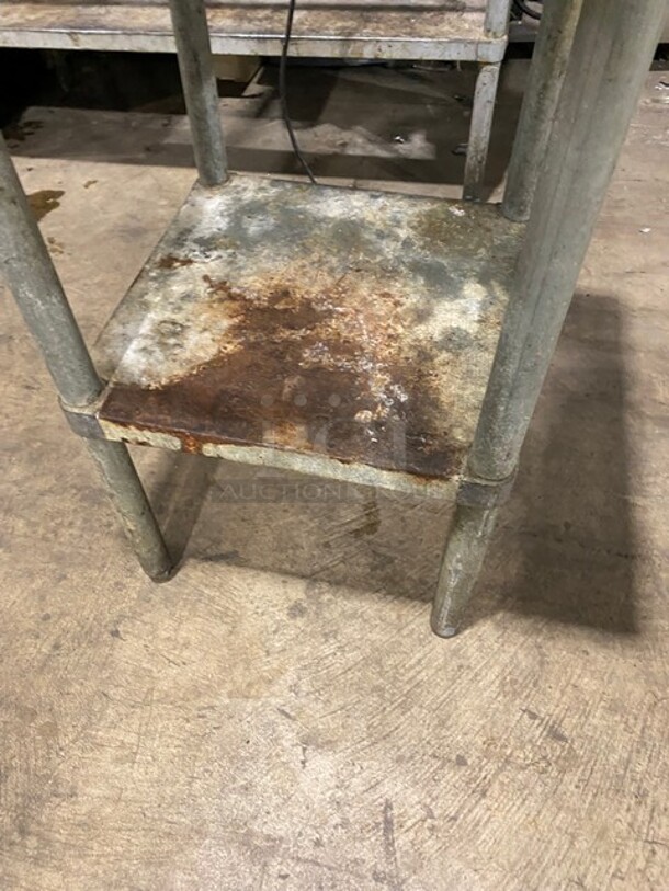 All Stainless Steel Commercial Work/Prep Table! With Underneath Storage Space! On Legs! - Image 6 of 6