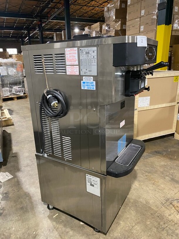 WEET! Taylor Crown Commercial 3 Handle Ice Cream Machine! All Stainless Steel! On Casters! Model: C72333 SN: M2091746! 208/230V 60HZ 3 Phase! - Image 2 of 9