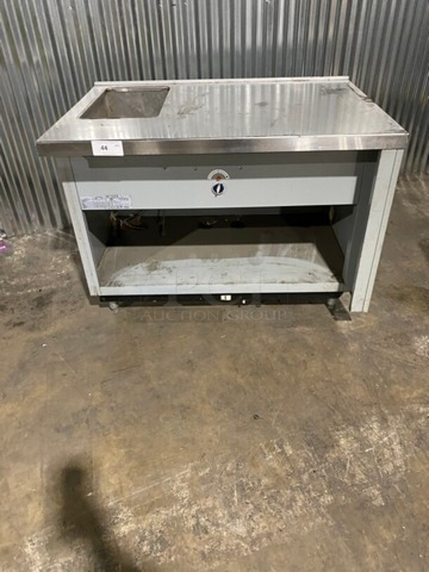 Duke Commercial Electric Powered Single Well Food Warmer Serving Station! With Storage Space Underneath! All Stainless Steel! On Legs! Model: SUBFC206RT SN: 11020184 120V 60HZ 1 Phase - Image 1 of 8