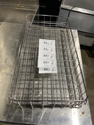 All Stainless Steel Bagel/Pastry Display Trays!  2X Your Bid!