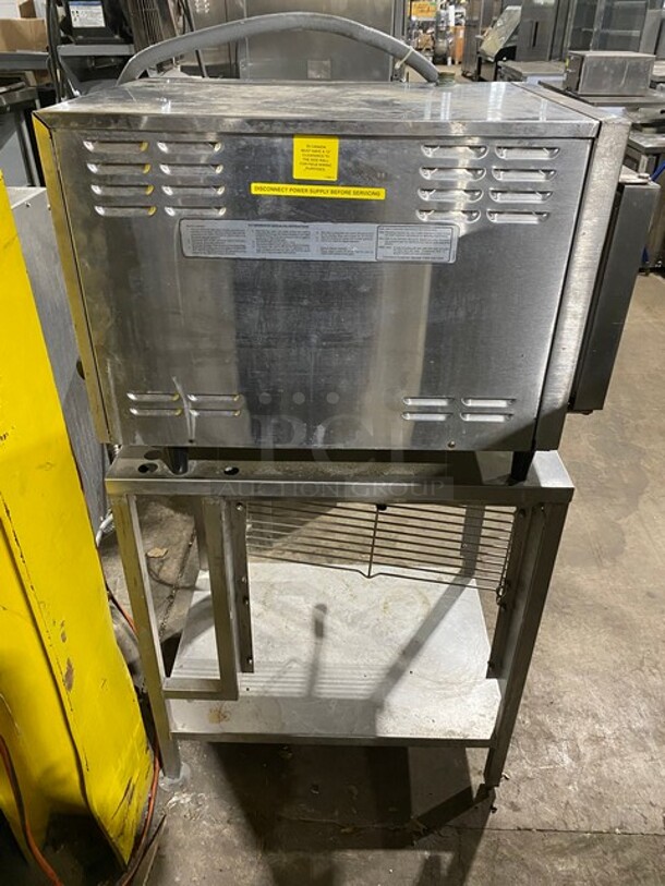 Cleveland Steam Craft Ultra 3 Commercial Electric Powered Single Door Steamer! With Underneath Storage! On Stainless Steel Stand! MODEL 21CET8 SN: WC8509504C01 480V 3PH - Image 3 of 10
