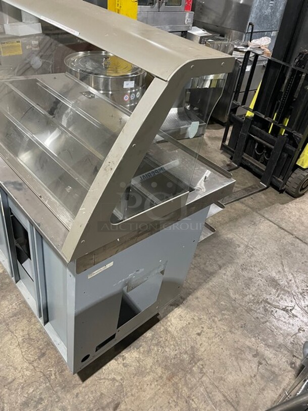 Duke SUB-CP-TC60 M Stainless Steel Commercial Subway Sandwich Make Line Prep Table w/ Sneeze Guard. 120 Volts, 1 Phase. - Image 2 of 9