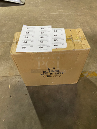 NEW! IN THE BOX! KV 7 1/2" Off White Ceramic Plates!