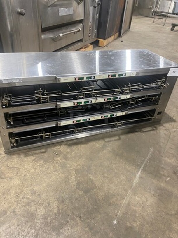 Prince Castle Commercial Countertop Food Warmer/ Holder! All Stainless Steel! Model: DHB3PT41 SN: LC0054385 - Image 1 of 7