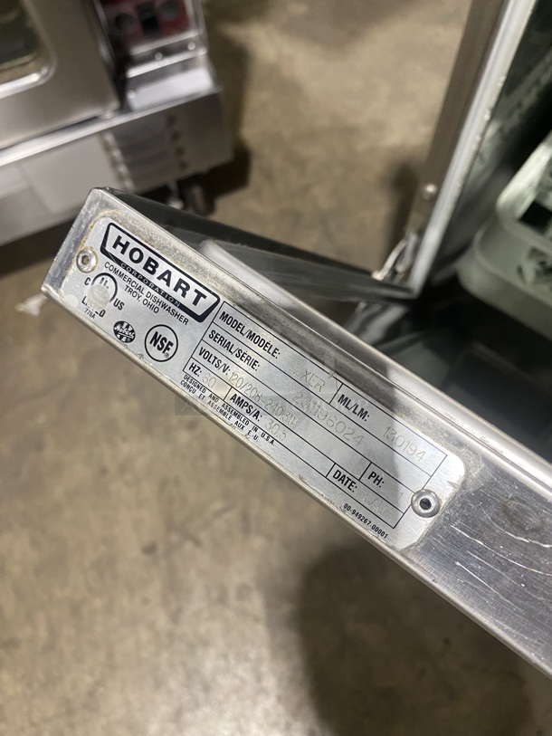 NICE! HOBART Stainless Steel Commercial Undercounter Dishwasher! MODEL LXER 120/208-240V/ 1 Phase - Image 8 of 9