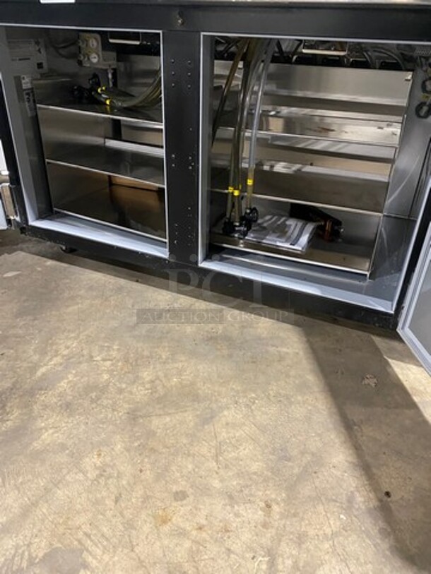 AMAZING! Beverage Air Commercial Refrigerated 10 Tap Cold Brew Coffee Kegerator! With 2 Door Storage Space Underneath! Model: WTR67AHCMMB SN: 13406139 115V 60HZ 1 Phase - Image 5 of 12