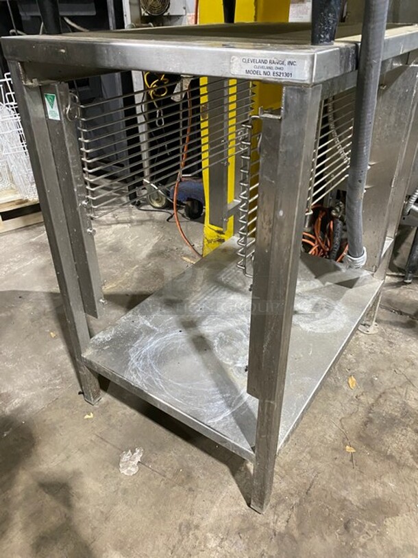 Cleveland Steam Craft Ultra 3 Commercial Electric Powered Single Door Steamer! With Underneath Storage! On Stainless Steel Stand! MODEL 21CET8 SN: WC8509504C01 480V 3PH - Image 9 of 10