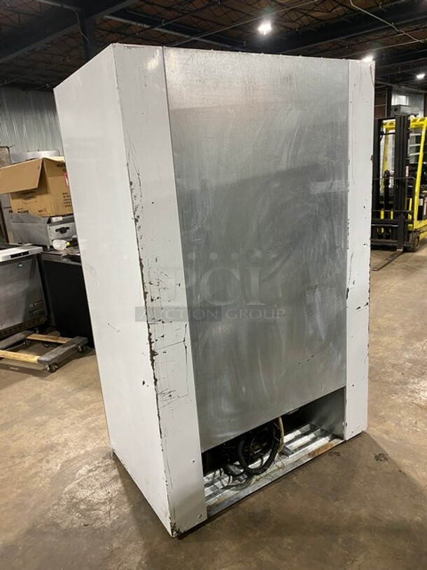 Leader Commercial Refrigerated 2 Door Reach In Merchandiser! With Sliding View Through Doors! With Poly Coated Racks! Stainless Steel Body! Model: LS48SC SN: PV11C0522B 115V 1PH - Image 4 of 8
