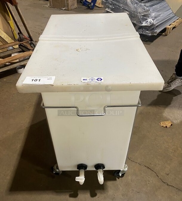 Dip Tank Used For Soaking Pans/Frying Filters! To Clean Off Carbon Buildup, Heater And chemicals Inside! - Image 1 of 6