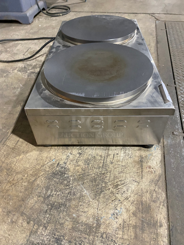 Commercial Countertop Electric Powered Crepe Maker! Stainless Steel Body! Model: PRZ352 220V 50HZ - Image 2 of 10