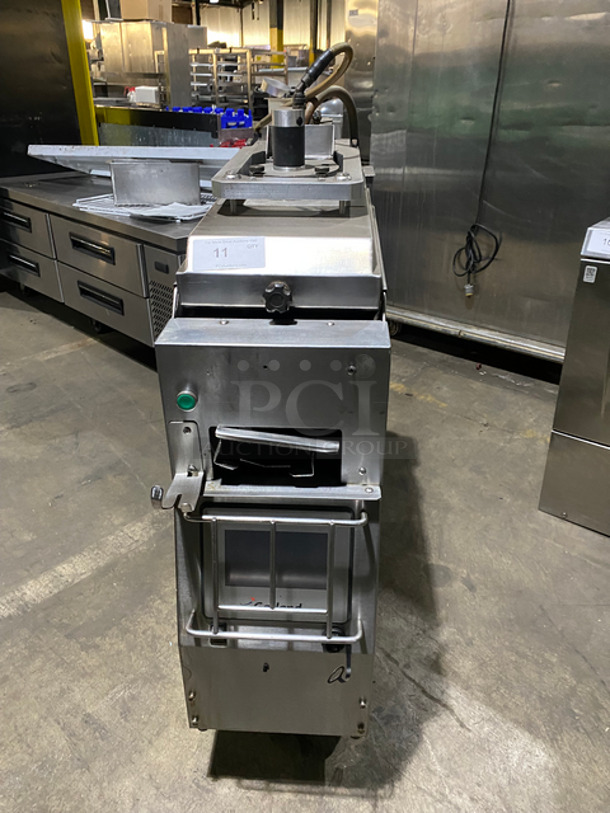 Garland Commercial Electric Powered Dual Side Hamburger Press/Clamshell Broiler! All Stainless Steel! On Casters! Model: CXBE12 SN: 1403100100957 208V 60HZ 3 Phase