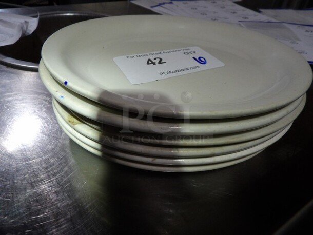 10" Dinner Plates (6). Your Bid X 6 - Image 1 of 1