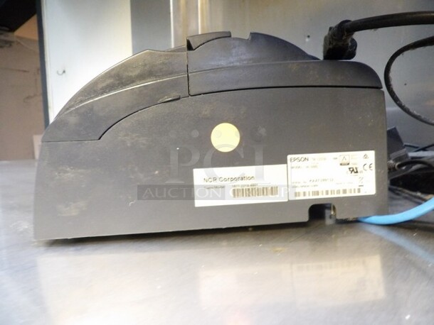 AOC Monitor, Clock, Epson Printer, Bump Bar. 
Location: Kitchen, Orange Dot Sticker - Image 2 of 3