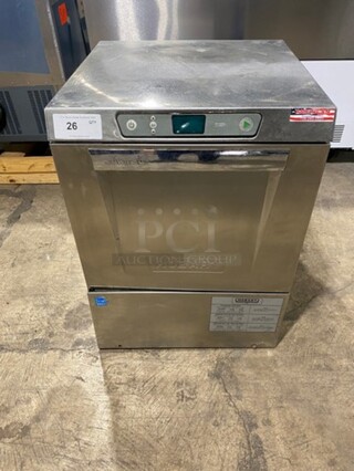 New Body Style Hobart Commercial Under The Counter Heavy Duty Dishwasher! All Stainless Steel! Model: LXER SN: 231183284 120/208V 60HZ 1 Phase