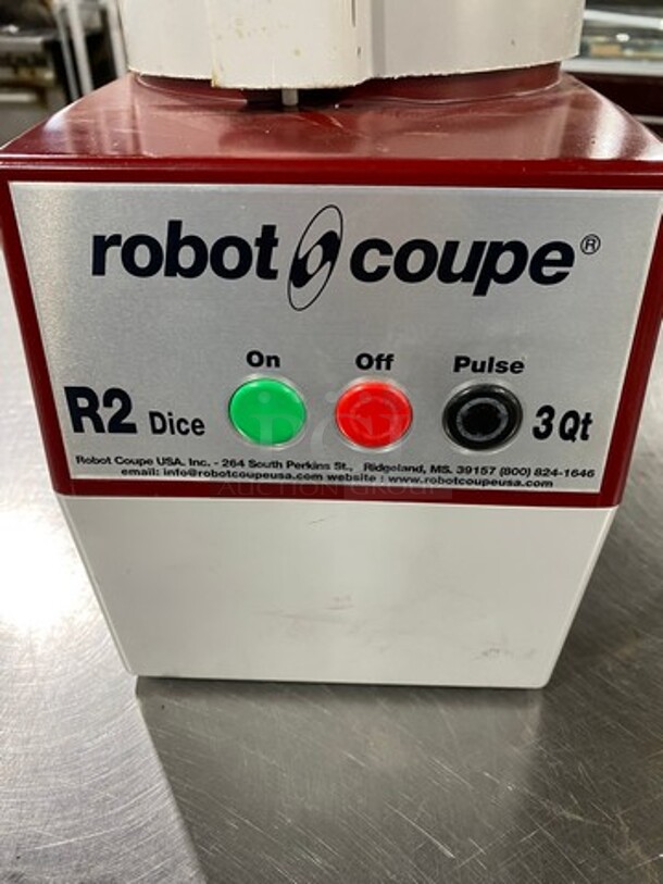 NICE! Robot Coupe Commercial Countertop Food Processor/Chopper Machine! All Stainless Steel! Model: R2DICE - Image 4 of 6